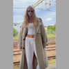 Nova | Trenchcoat mit Karo-Futter und Taillengürtel für den perfekten Winterlook