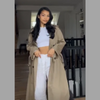 Nova | Trenchcoat mit Karo-Futter und Taillengürtel für den perfekten Winterlook