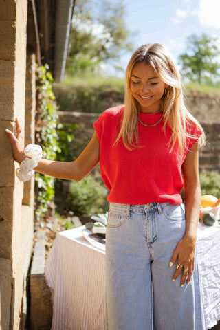 Kyle | Pullover Kathia - rot