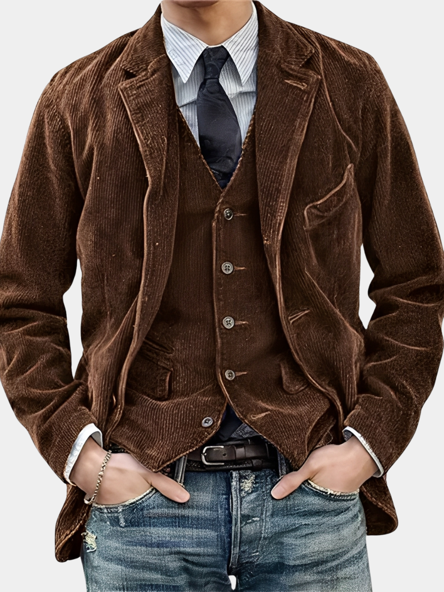 Zoey | Vintage Jacke und Weste