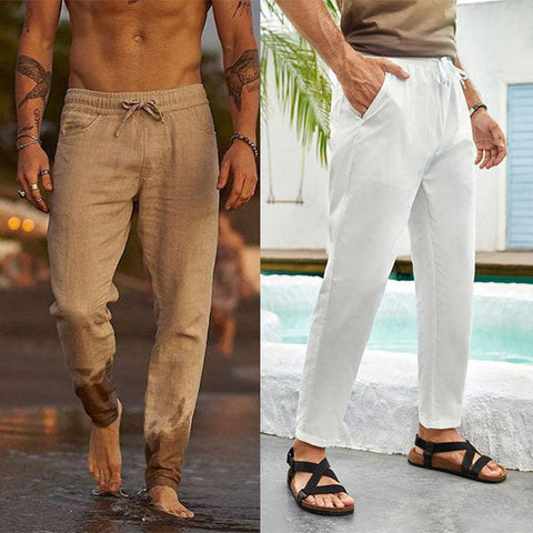 Rick | Herren Sommer Leinenhosen