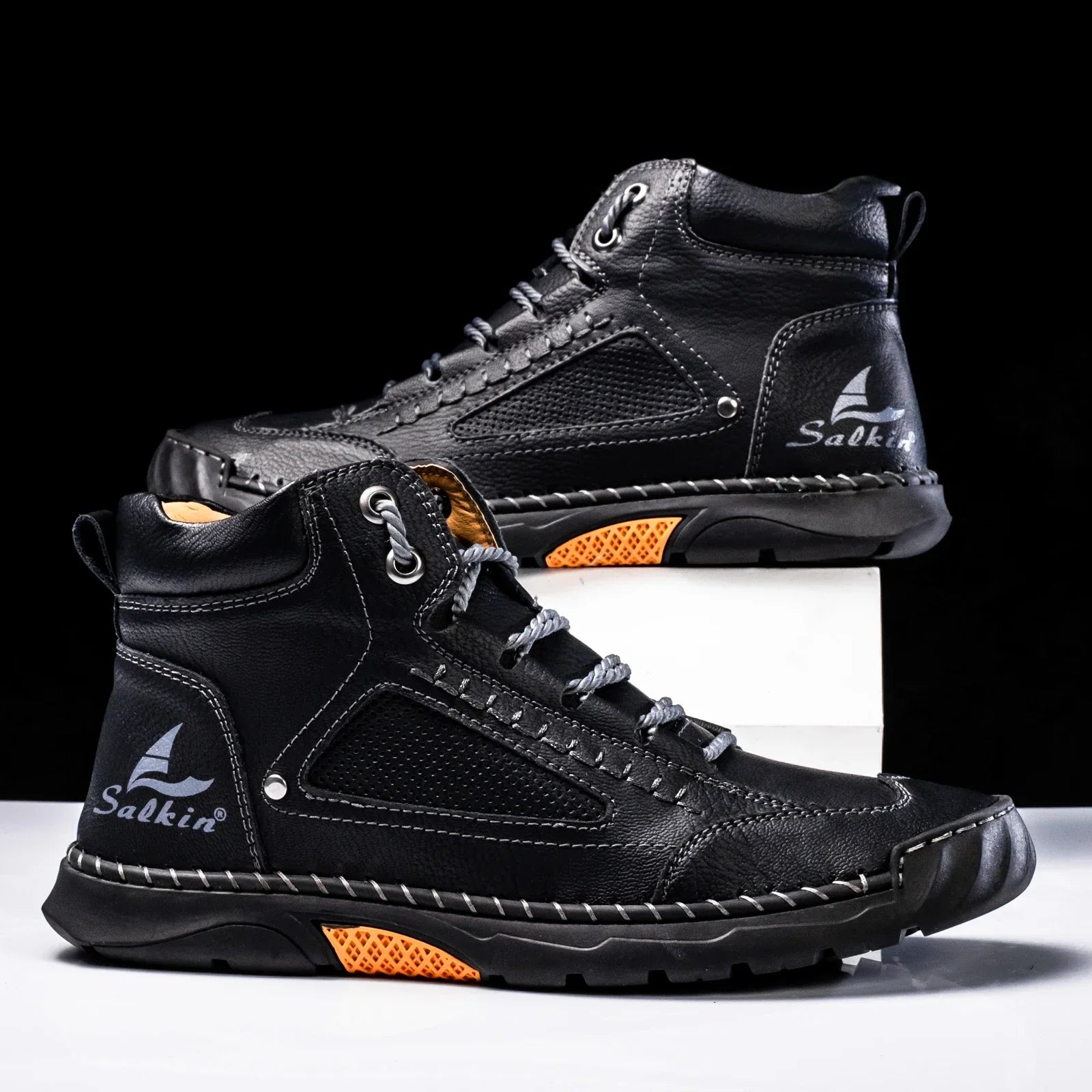 Javion | St. Moritz Leder High Top Schuhe