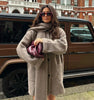 TALIA | Luxe Woolen Chic™ Mantel mit passendem Schal