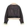 BABETTE | Vintage Jacke mit Gürtel und Frontreißverschluss