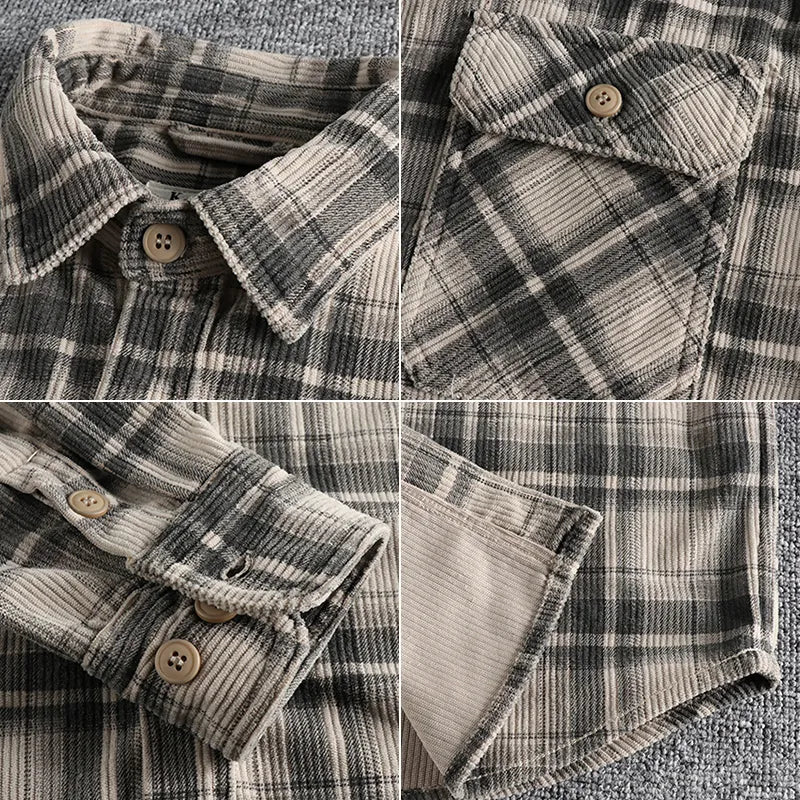 Eitan | Retro-Karo-Kord-Flanell