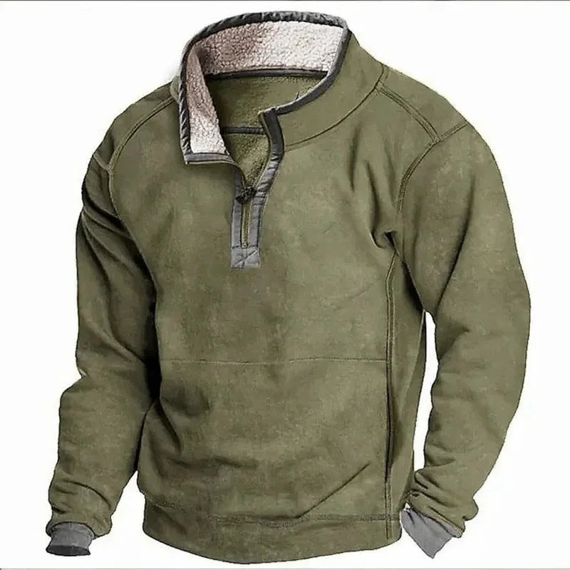 Alexander | Fleecegefüttertes Herbstshirt