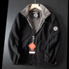 Manuel | Doppellagige Fleece-Kapuzenjacke