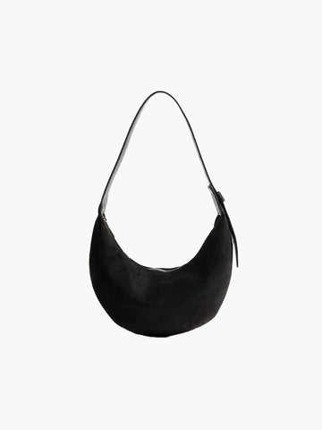 Lydia Halfmoon Imitationssuede Tasche