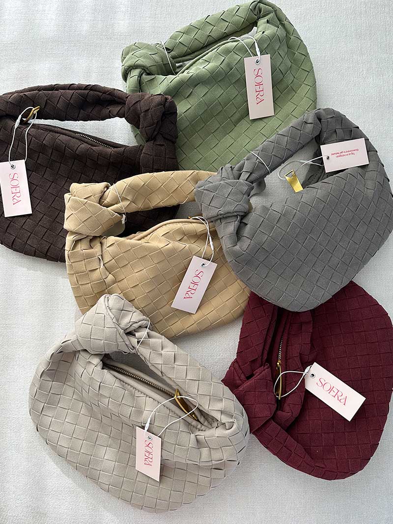 Mini-Suède Gewebte Tasche