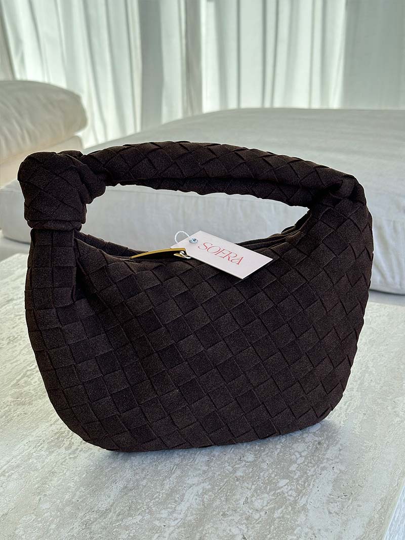Mini-Suède Gewebte Tasche