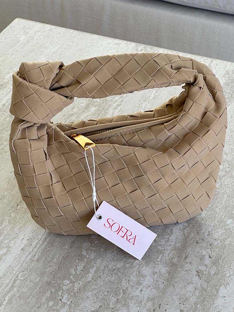 Mini-Suède Gewebte Tasche