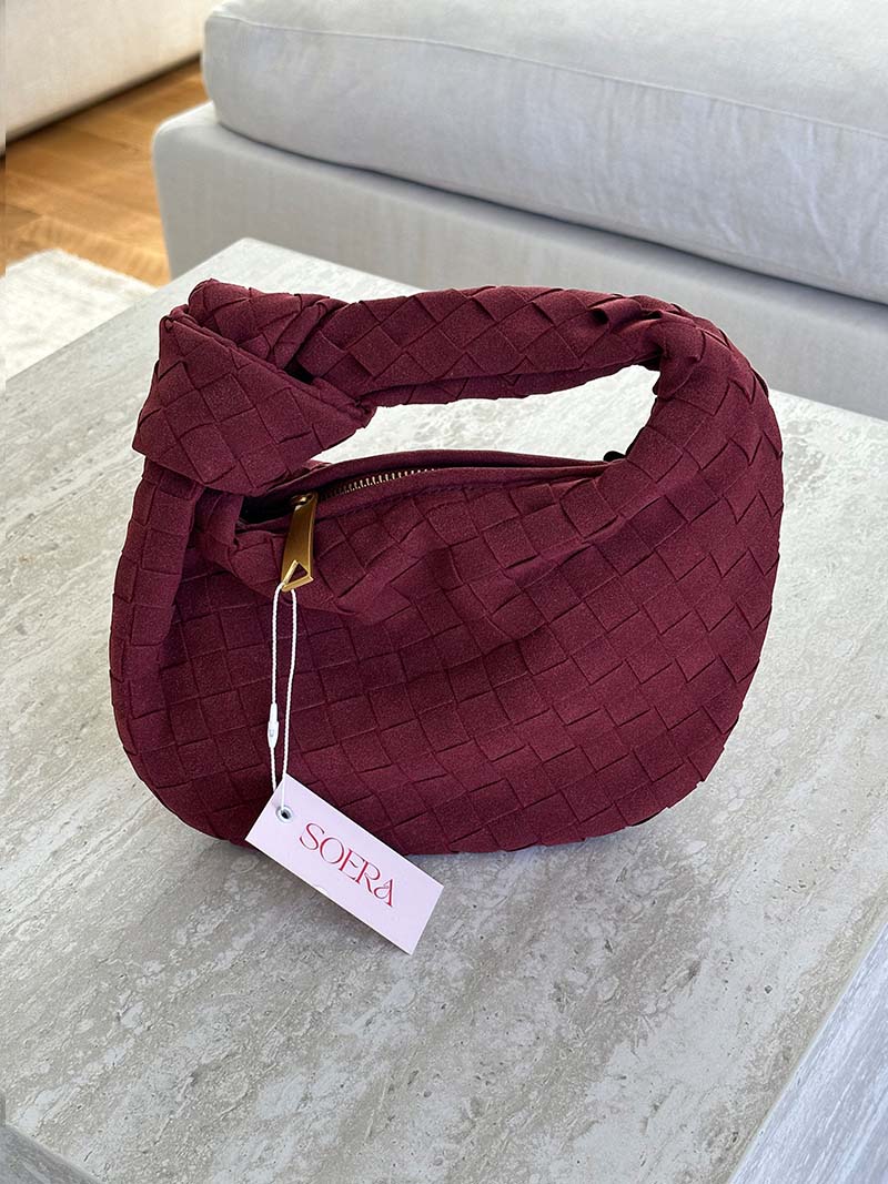 Mini-Suède Gewebte Tasche