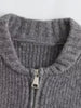 BEAN | Warm wool cardigan with zipper