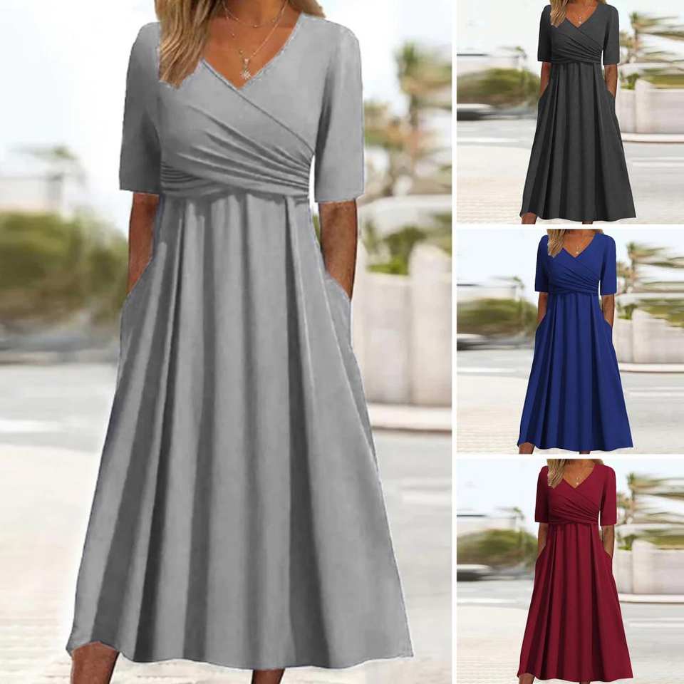 Nitha | Elegantes Plissee-Kleid