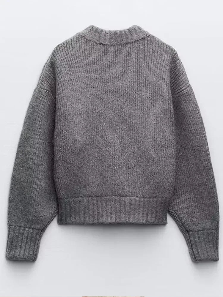 BEAN | Warm wool cardigan with zipper