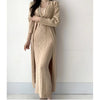 Clarity™ | Winter-Strickkleid und Weste-Set
