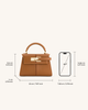 Elise Top Handle Tasche - Braun