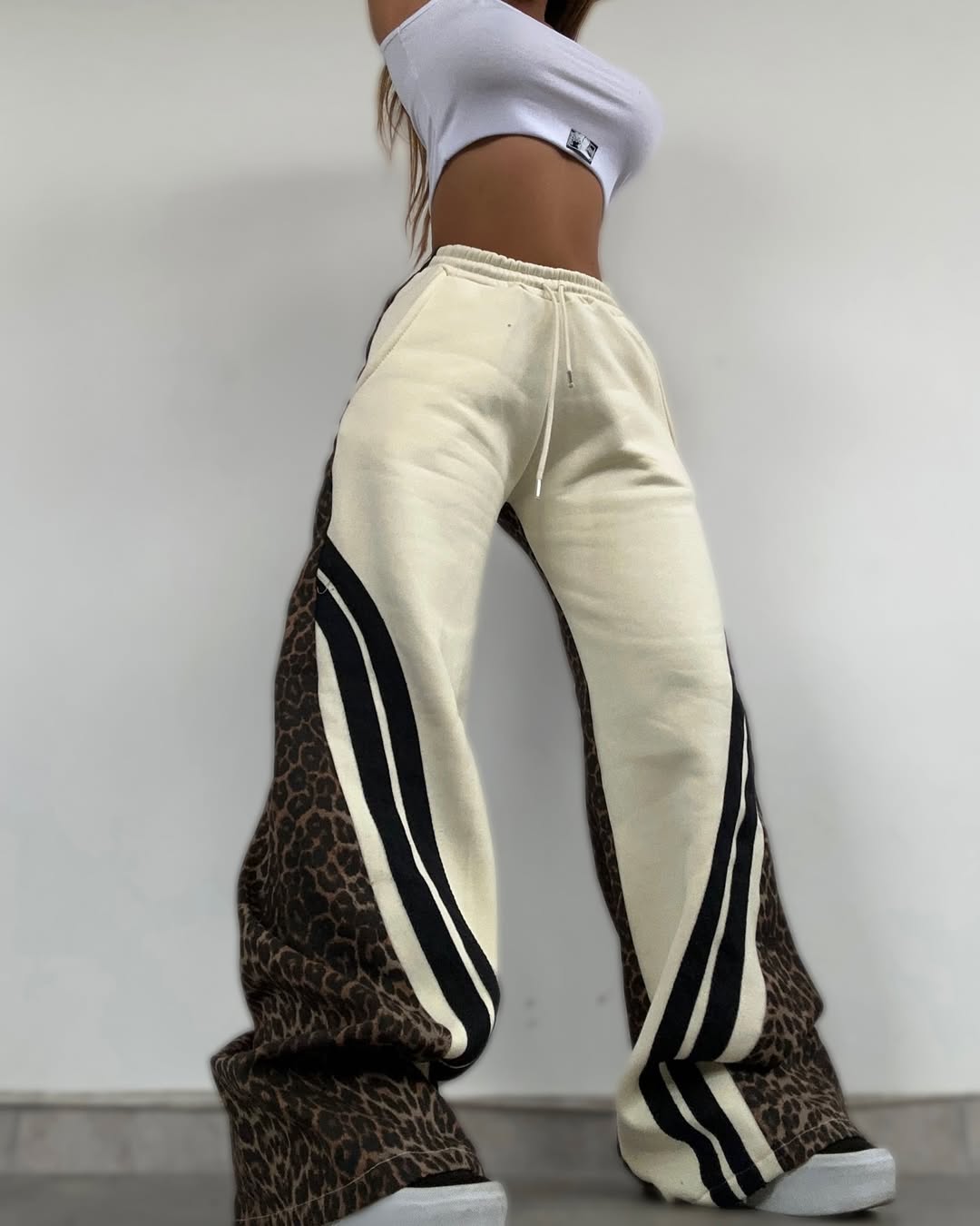 Kiara | Leopard Track Pants