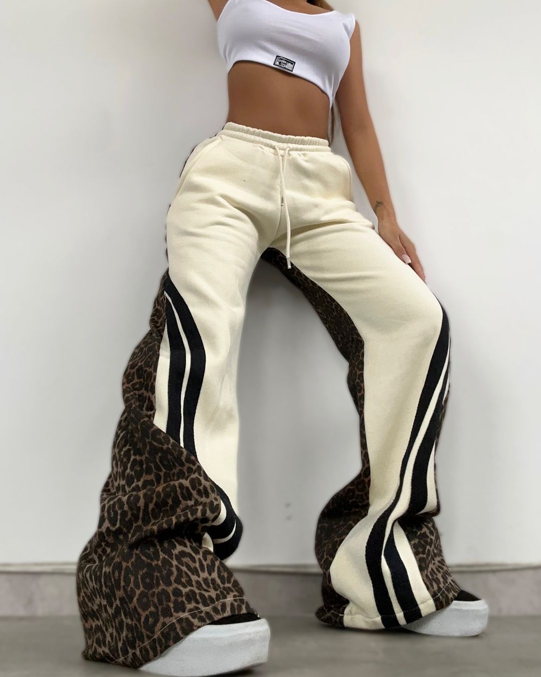 Kiara | Leopard Track Pants