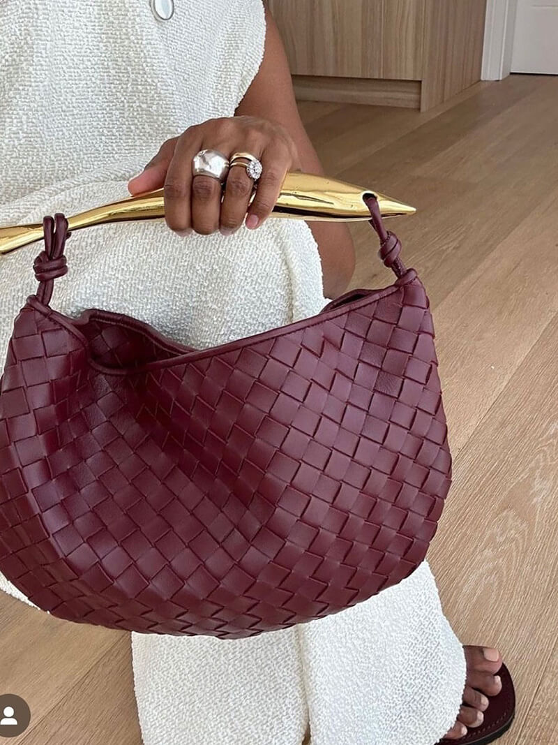 Clio Geflochtene Tasche