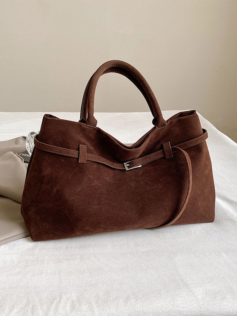 Dalila-Tasche aus veganem Wildleder