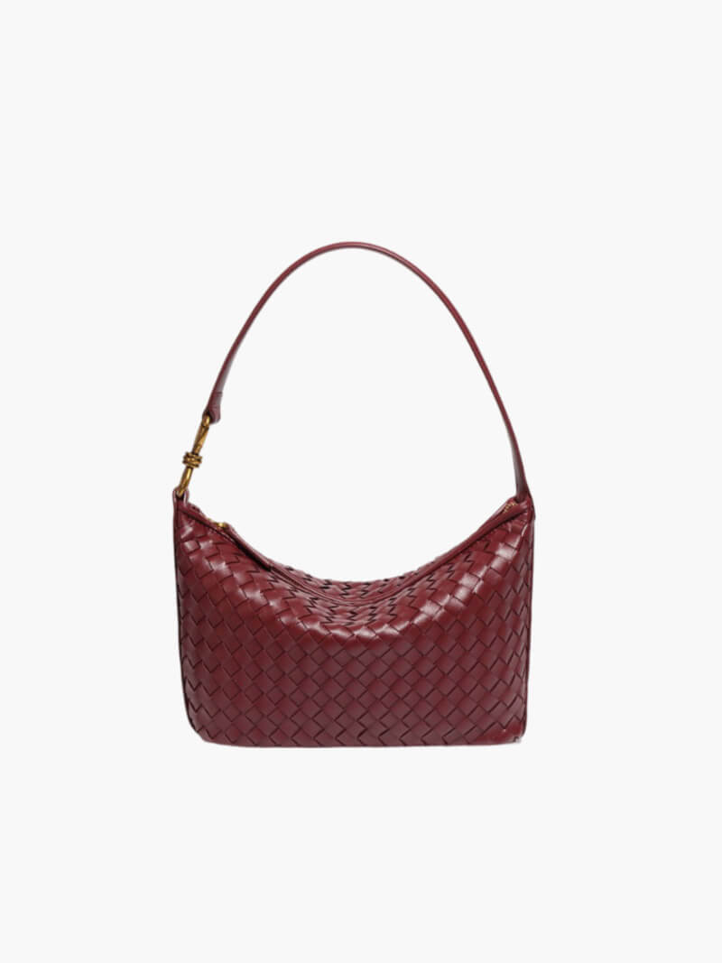 Isa gewobene Tasche aus veganem Leder