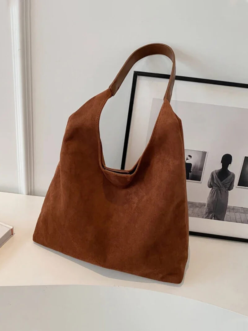 Jenna Veloursleder Tasche