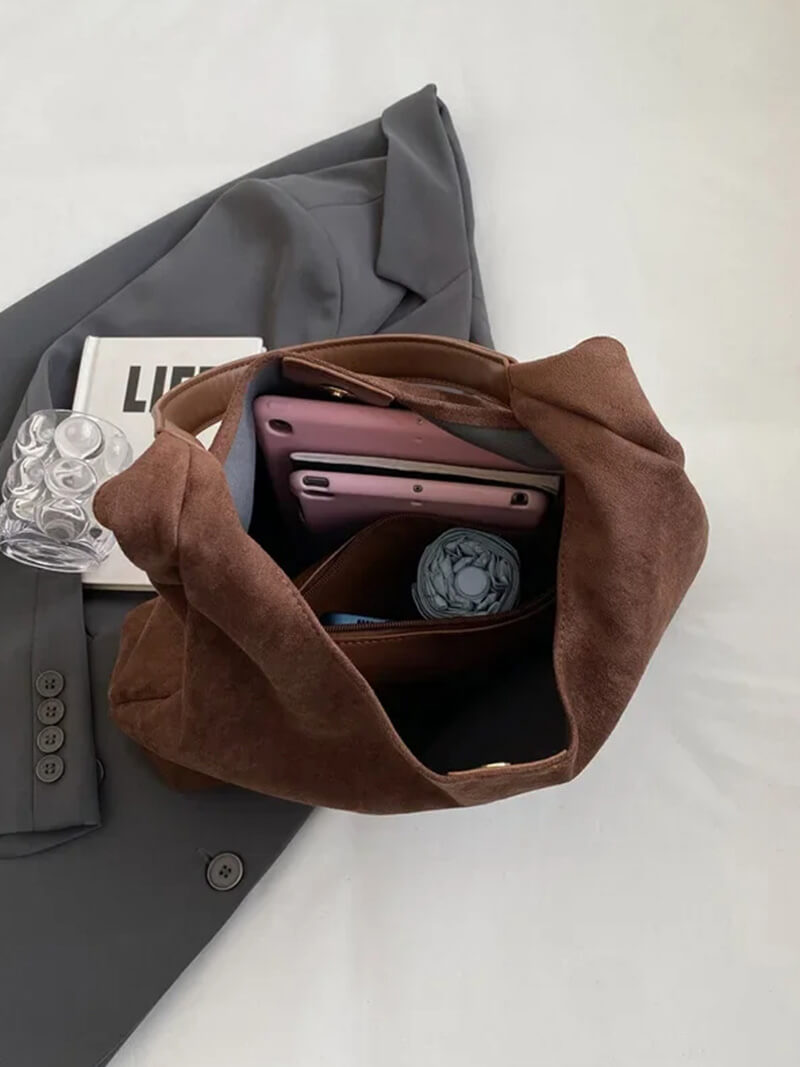 Jenna Veloursleder Tasche