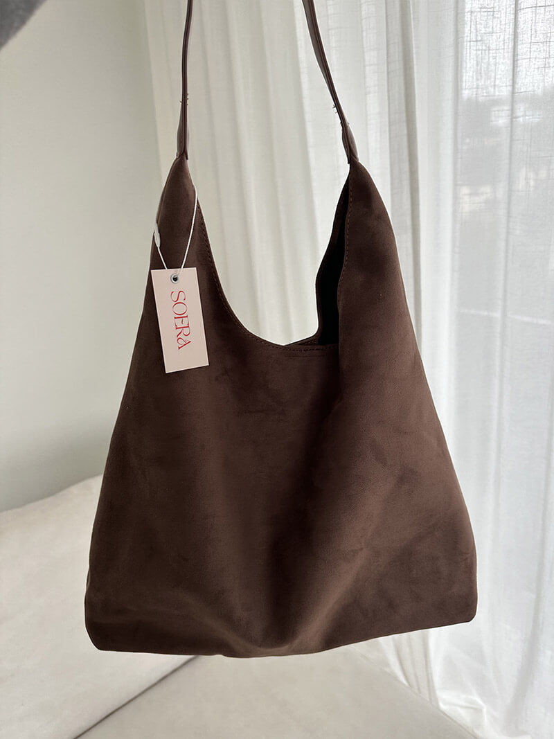 Jenna Veloursleder Tasche