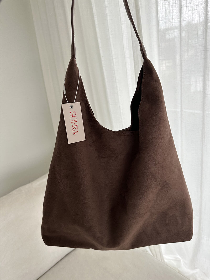 Jenna Veloursleder Tasche