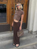 Lucia Kunstsuède Tasche