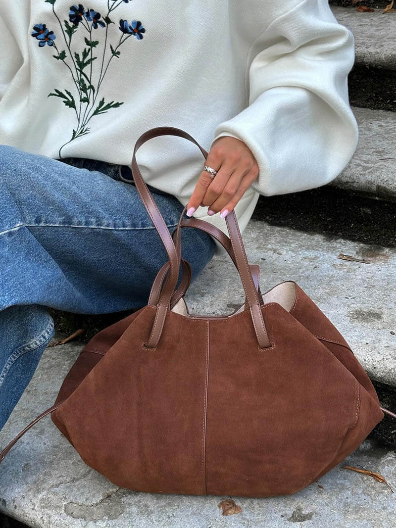 Paula Wildleder Tasche