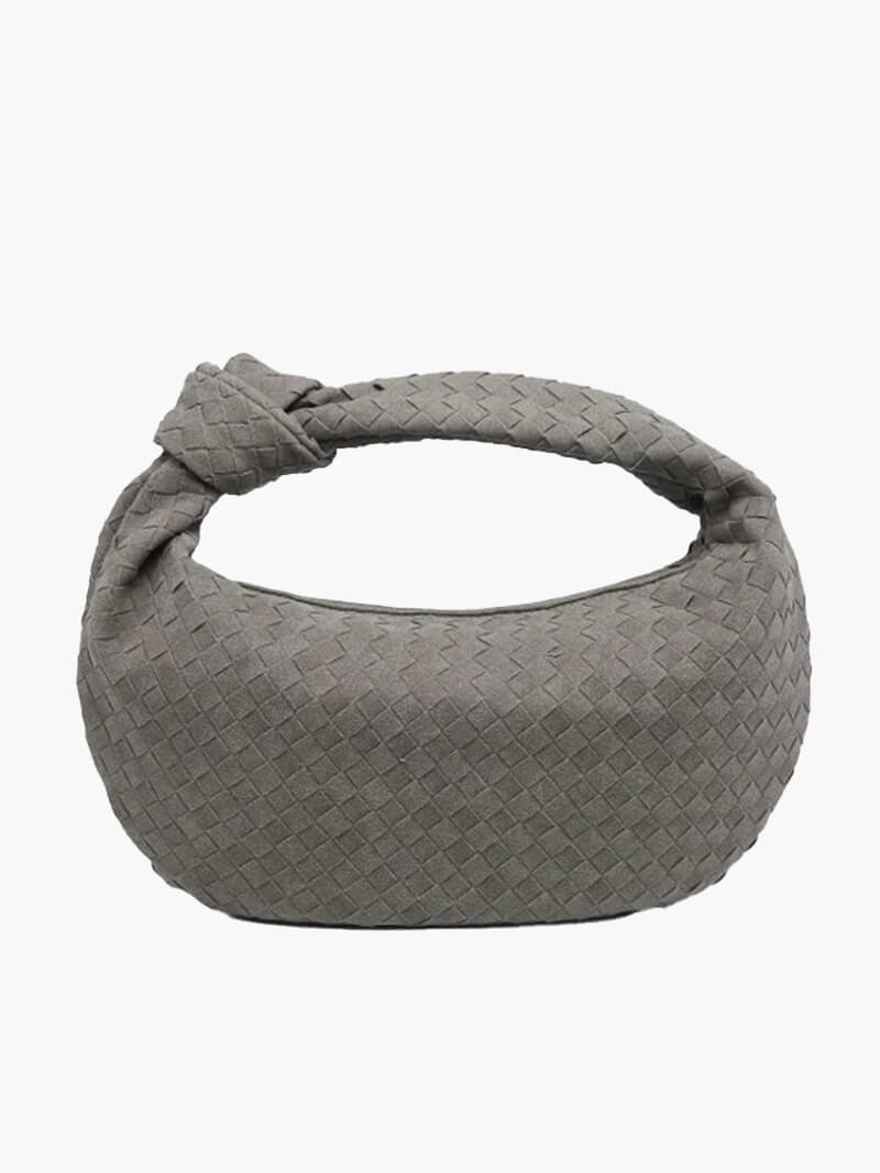 Mittelgroße Gewebte Tasche aus Wildleder