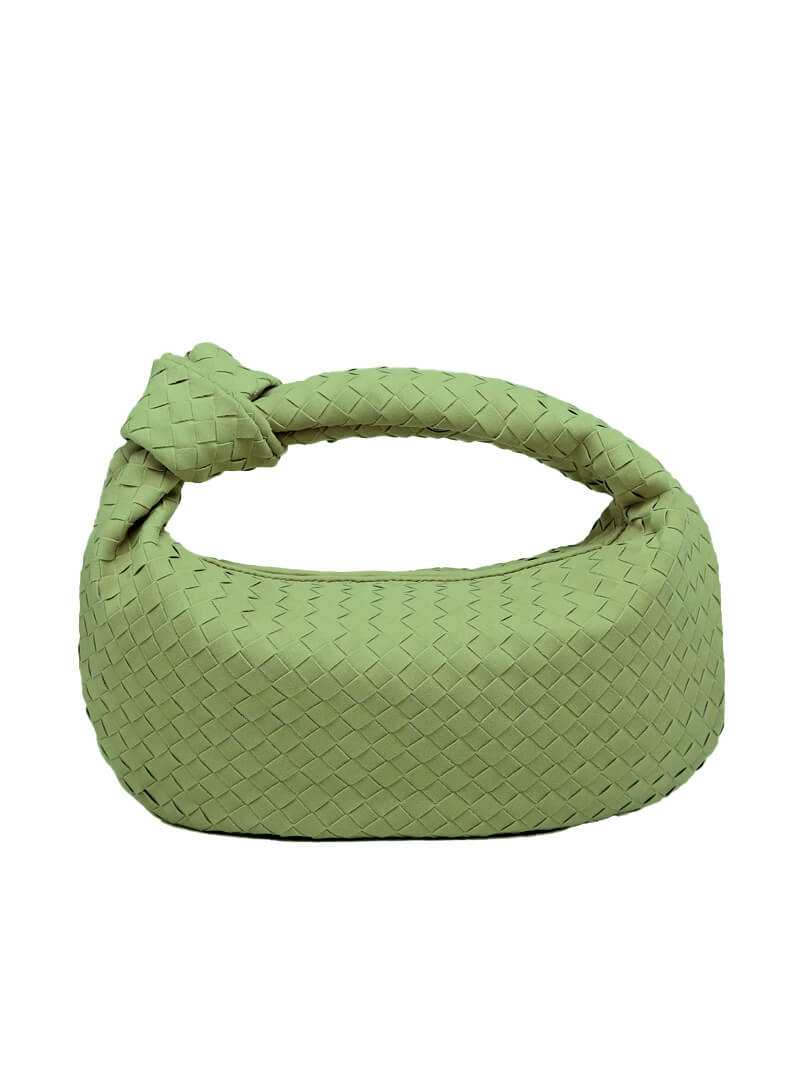 Mittelgroße Gewebte Tasche aus Wildleder