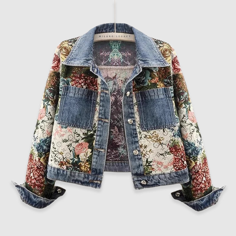Sofia  |  Amoretti Blossom Denim Jacke