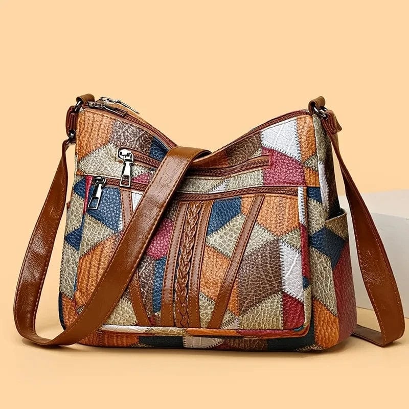Amelie | Mosaik-Ledertasche