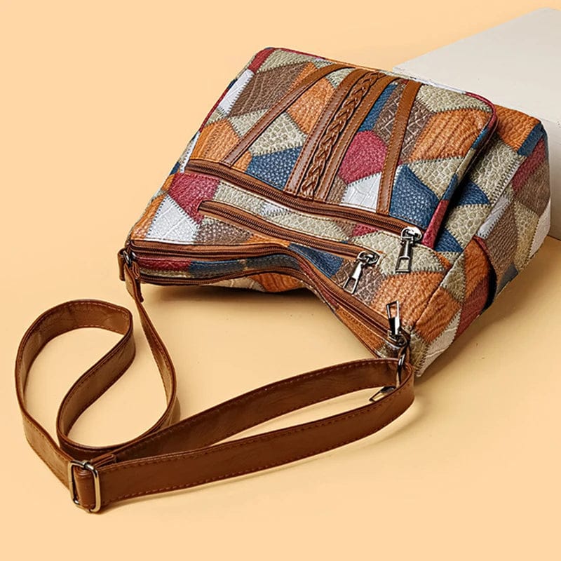 Amelie | Mosaik-Ledertasche
