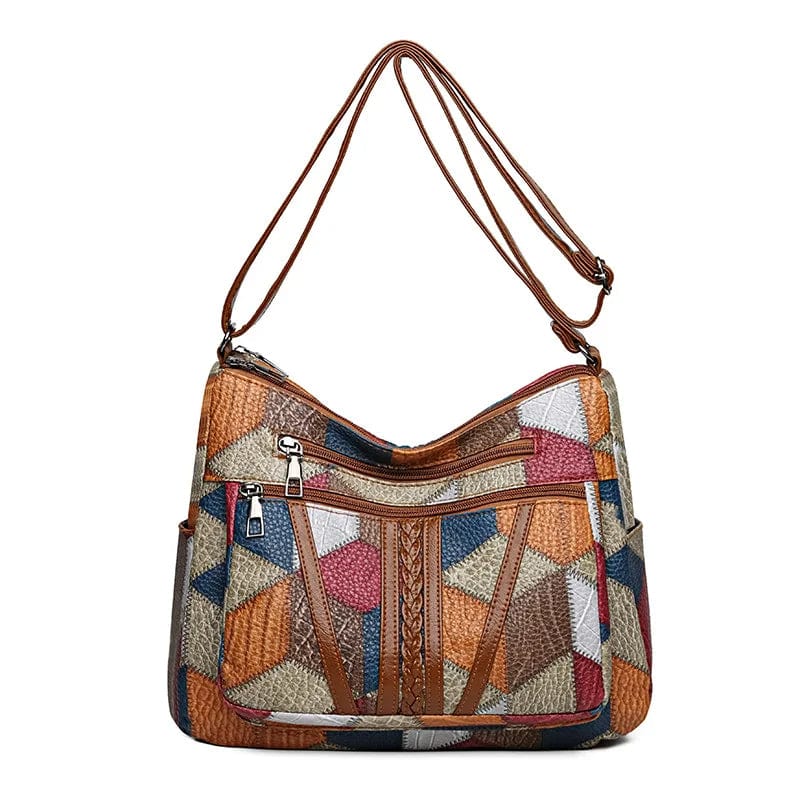 Amelie | Mosaik-Ledertasche