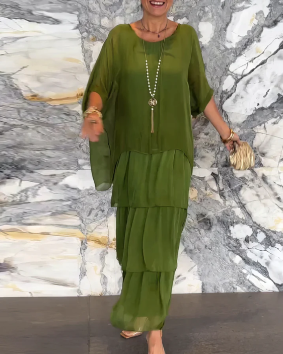 Marcela | Fließendes Maxi-Kleid für zeitlose Eleganz