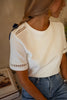 Ophelia | Baumwollbluse mit Stickdetails