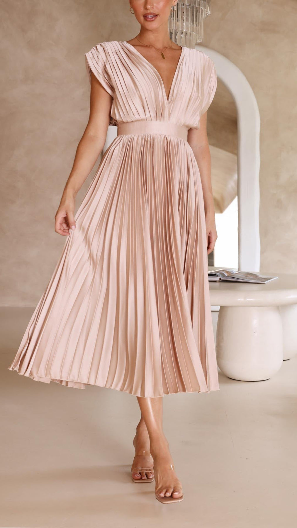 Annika | Elegantes Faltenkleid