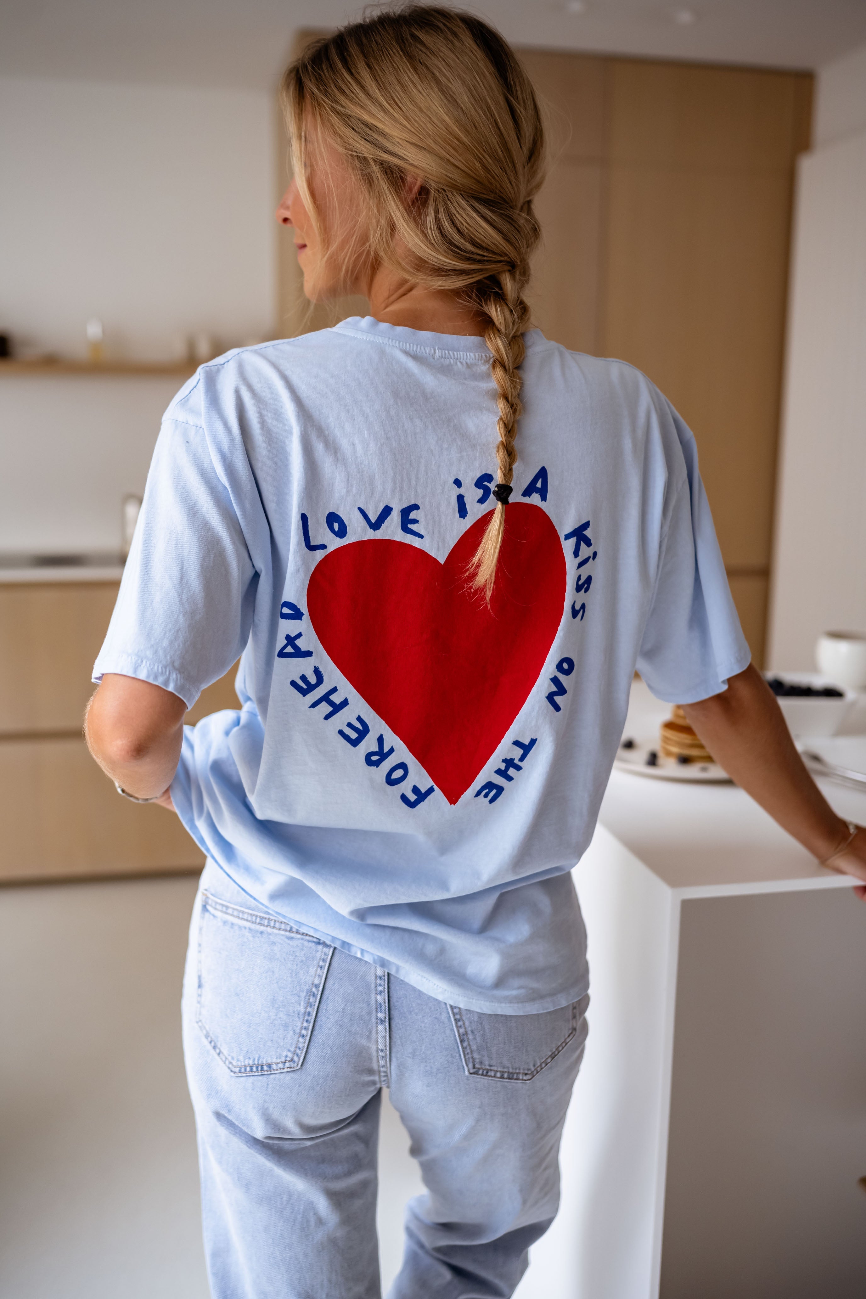 Jewel | T-Shirt Mona - himmelblau