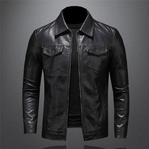 James | Premiumqualität Herren Lederjacke