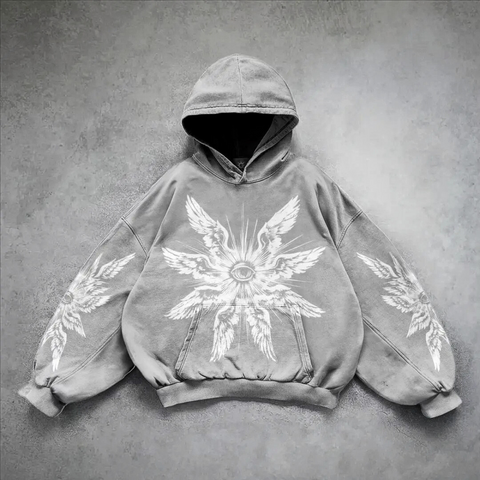 Angelo | Himmlischer Hoodie mit Engelsdesign