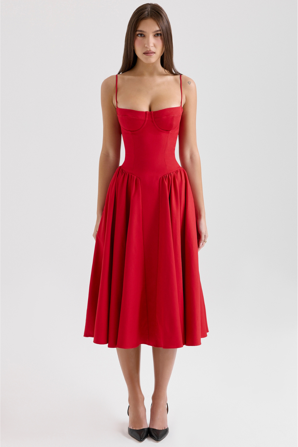 Aram | Celine Korsett-Midi-Kleid