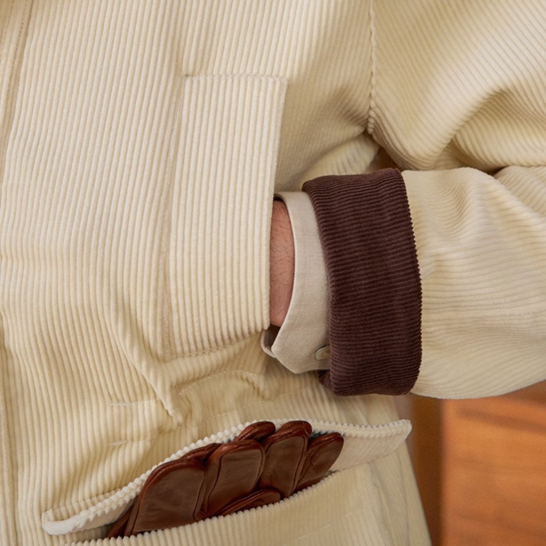 Giandola | Vintage-Jagdjacke aus Cord-Baumwolle