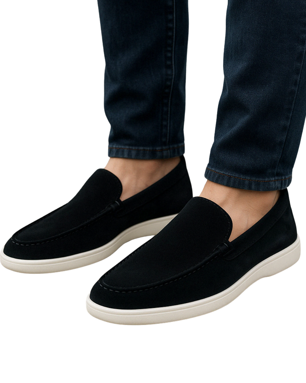 Clark | Slip-On Freizeitschuhe mit Kontrastsohle für Männer