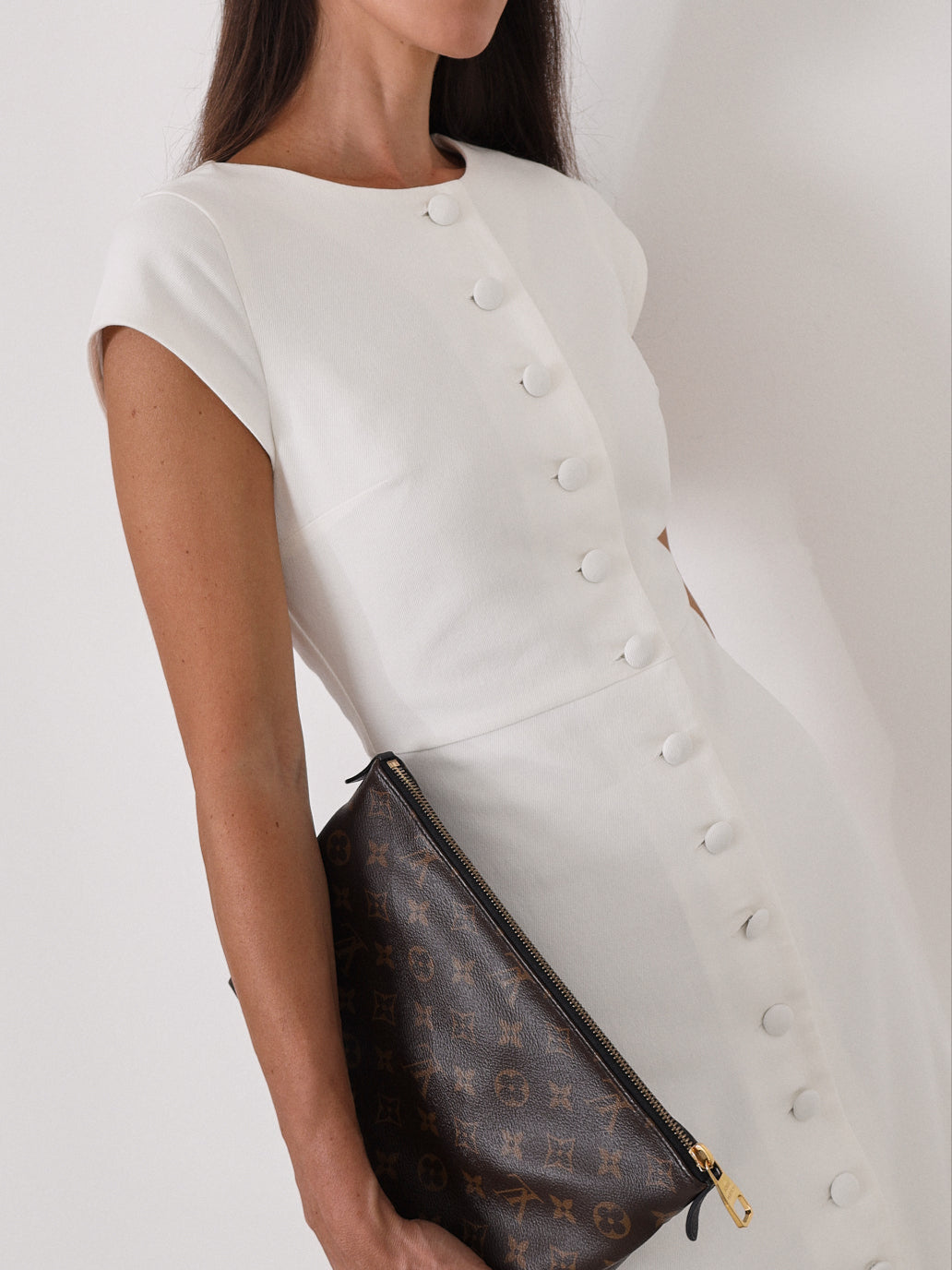 Romana | Zeitloses Midikleid mit Knopfleiste