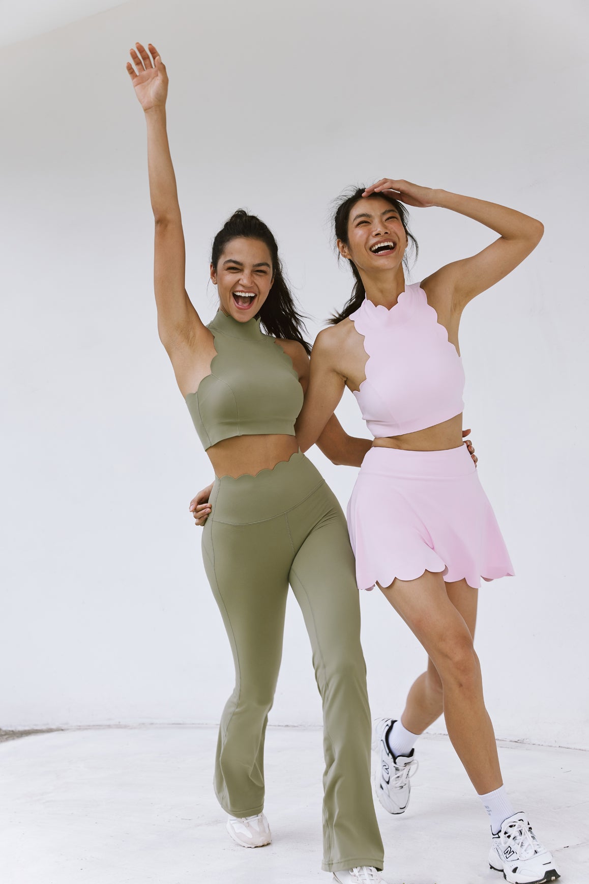 Mia | Elegante hochtaillierte Schlagleggings