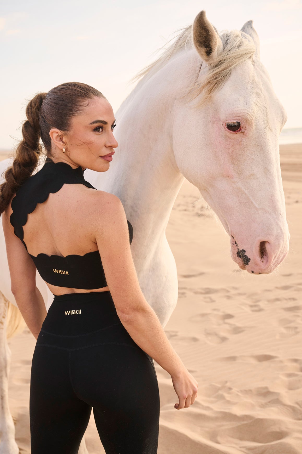 Nele | Eleganter Neckholder-BH mit Muschelmuster